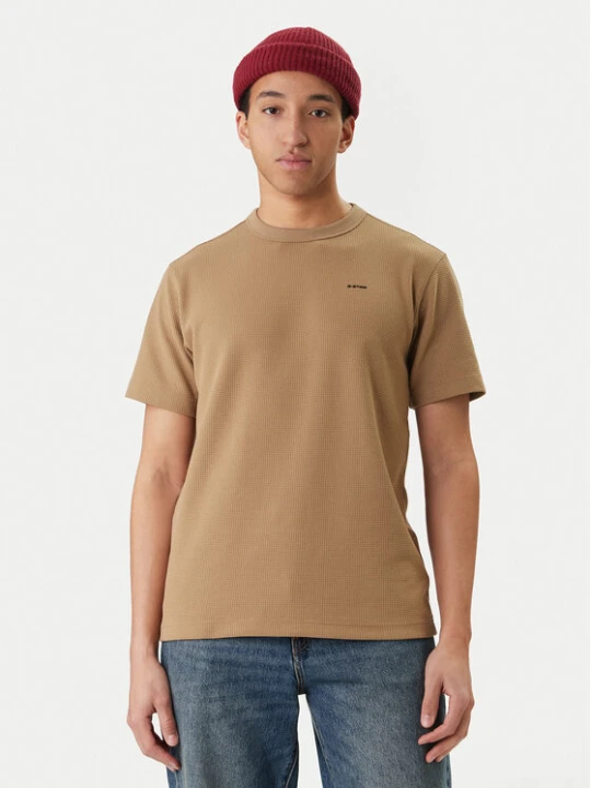Zdjęcie produktu G-Star Raw T-Shirt D28609-E383 Beżowy Regular Fit