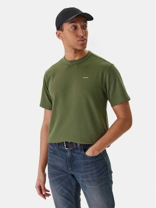 Zdjęcie produktu G-Star Raw T-Shirt D28609-E383 Zielony Regular Fit