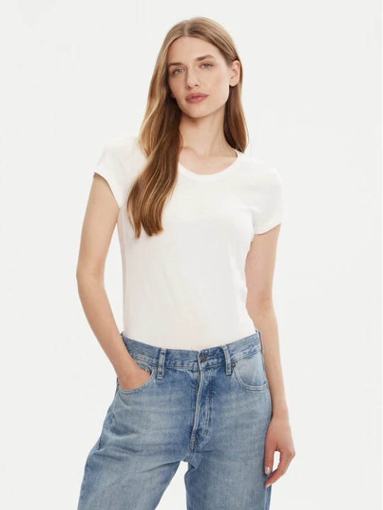 Zdjęcie produktu G-Star Raw T-Shirt Eyben D24533-4107 Biały Slim Fit