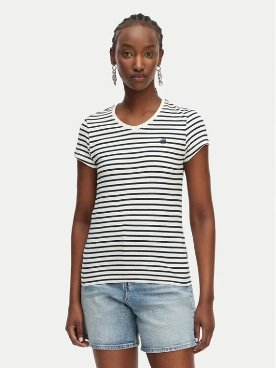 Zdjęcie produktu G-Star Raw T-Shirt Eyben D24533-D244 Biały Regular Fit