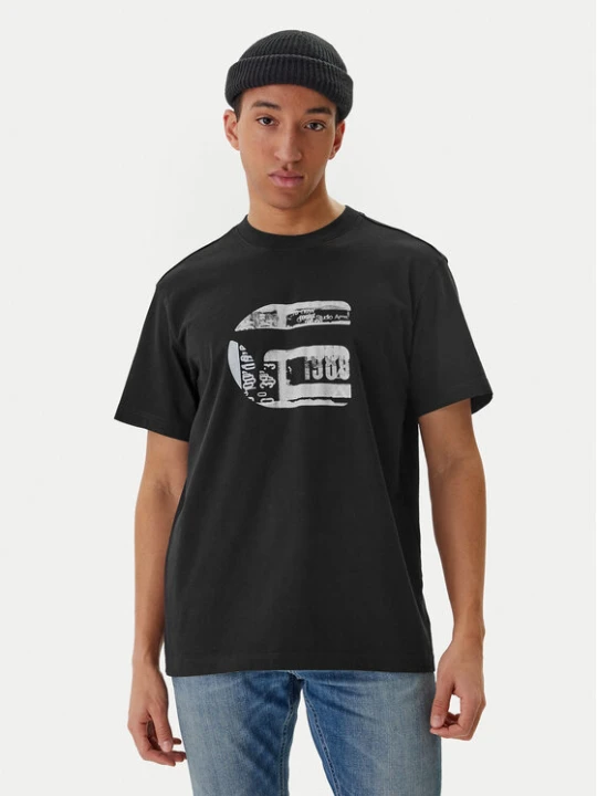Zdjęcie produktu G-Star Raw T-Shirt G Icon Graphic D28823-E385 Czarny Regular Fit