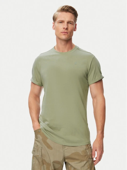 Zdjęcie produktu G-Star Raw T-Shirt Lash D16396-B353 Zielony Regular Fit