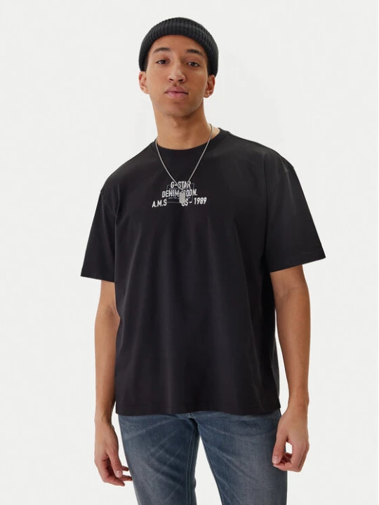 Zdjęcie produktu G-Star Raw T-Shirt Multi Technique D29296-E385 Czarny Relaxed Fit