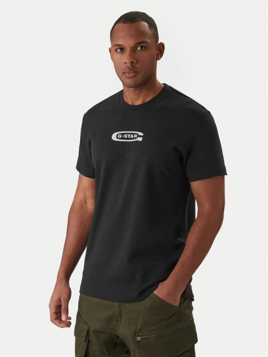 Zdjęcie produktu G-Star Raw T-Shirt Old Skool D25967-C812 Czarny Regular Fit