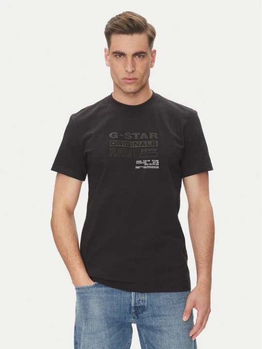 Zdjęcie produktu G-Star Raw T-Shirt Originals D26044-C336 Czarny Regular Fit