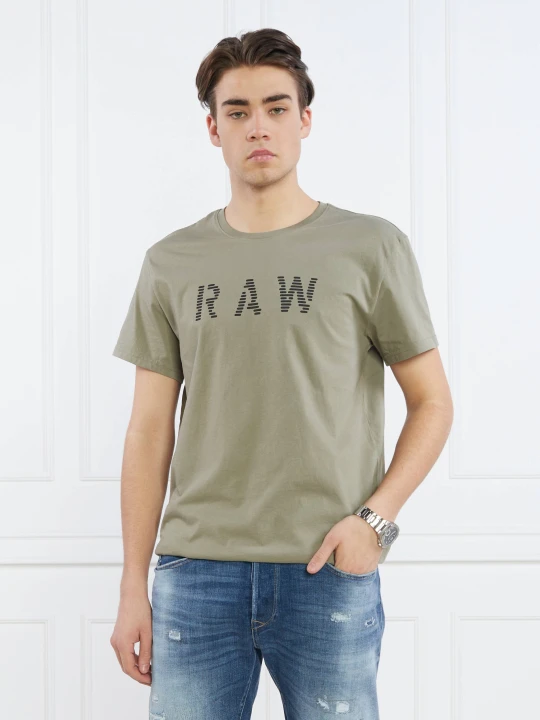 Zdjęcie produktu G- Star Raw T-shirt RAW R T | Regular Fit G-Star Raw khaki