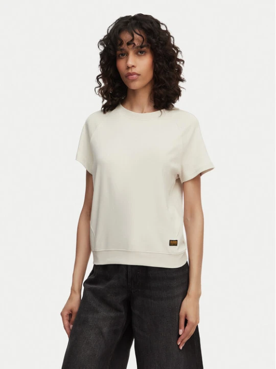 Zdjęcie produktu G-Star Raw T-Shirt Reglan D24512-D976 Kremowy Regular Fit