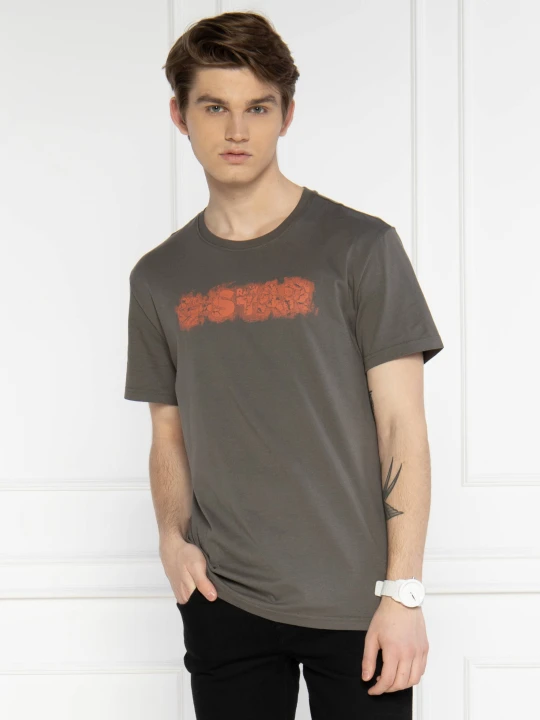 Zdjęcie produktu G- Star Raw T-shirt | Regular Fit G-Star Raw grafitowy