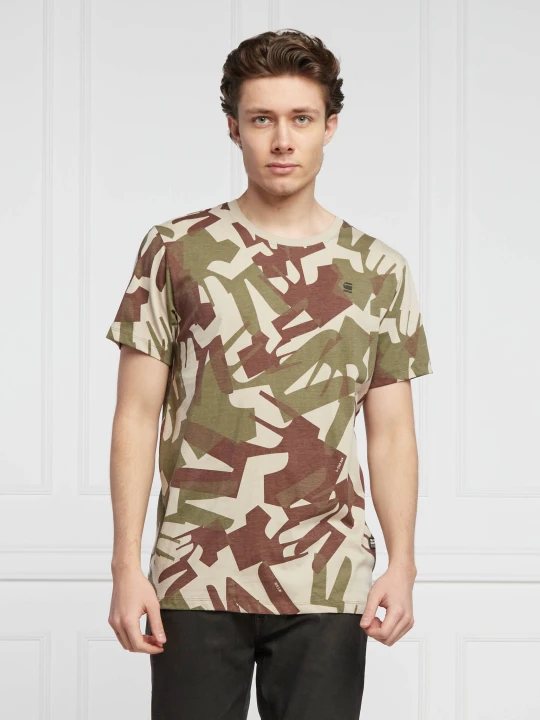 Zdjęcie produktu G- Star Raw T-shirt | Regular Fit G-Star Raw brązowy