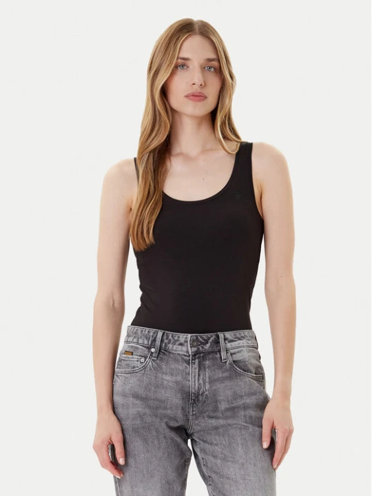 Zdjęcie produktu G-Star Raw Top Base D07210-3310 Czarny Slim Fit