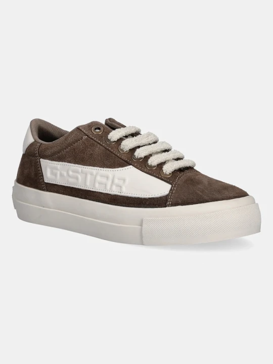 Zdjęcie produktu G-Star sneakersy zamszowe LOOM BSC W brązowy