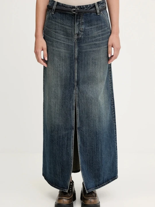 Zdjęcie produktu G-Star spódnica jeansowa Baggy Maxi granatowy