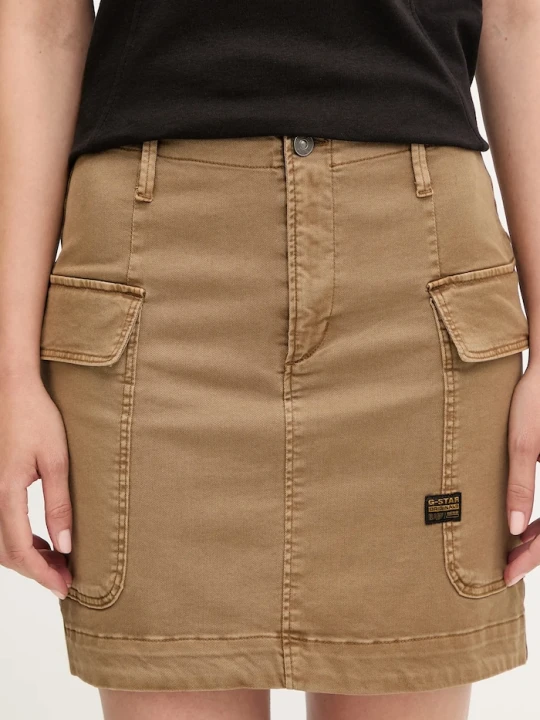 Zdjęcie produktu G-Star spódnica jeansowa Cargo short brązowy