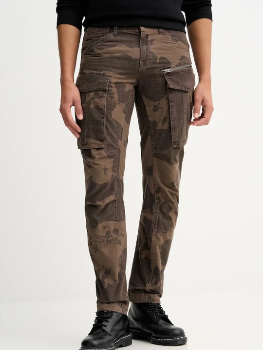 Zdjęcie produktu G-Star spodnie bawełniane Rovic Zip 3D Regular Tapered zielony