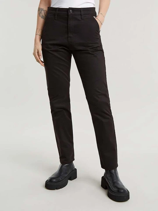 Zdjęcie produktu G-Star Spodnie chino w kolorze czarnym rozmiar: W26/L32