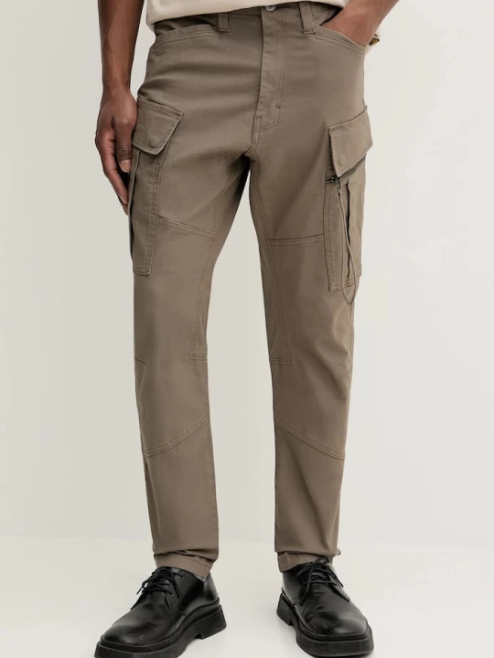 Zdjęcie produktu G-Star spodnie skinny męskie bawełniane z elastanem Zip Pkt 3D Skinny Cargo 2.0 zielony