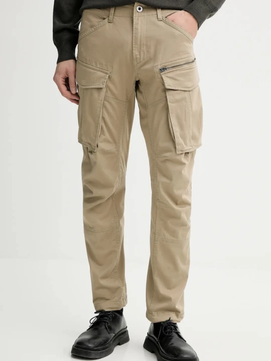 Zdjęcie produktu G-Star - Spodnie Rovic zip 3d regular tapered beżowy