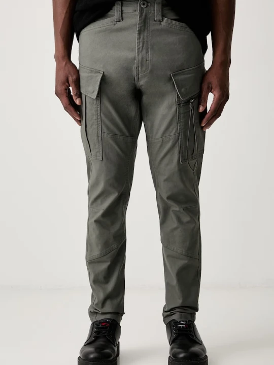 Zdjęcie produktu G-Star spodnie skinny męskie bawełniane z elastanem Zip Pkt 3D Skinny Cargo 2.0 zielony