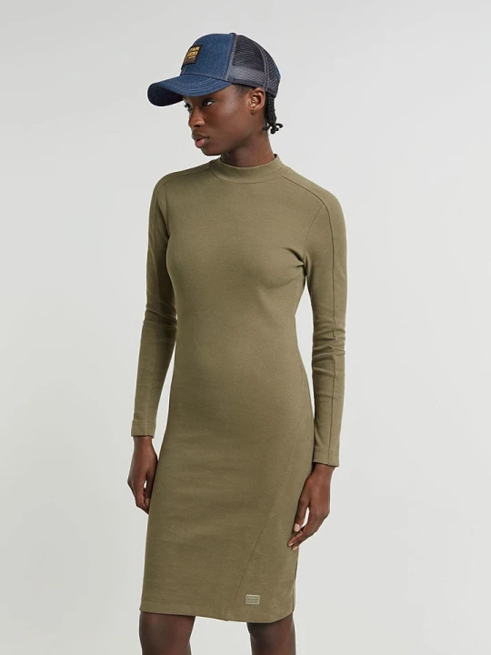 Zdjęcie produktu G-Star Sukienka dzianinowa w kolorze khaki rozmiar: XL