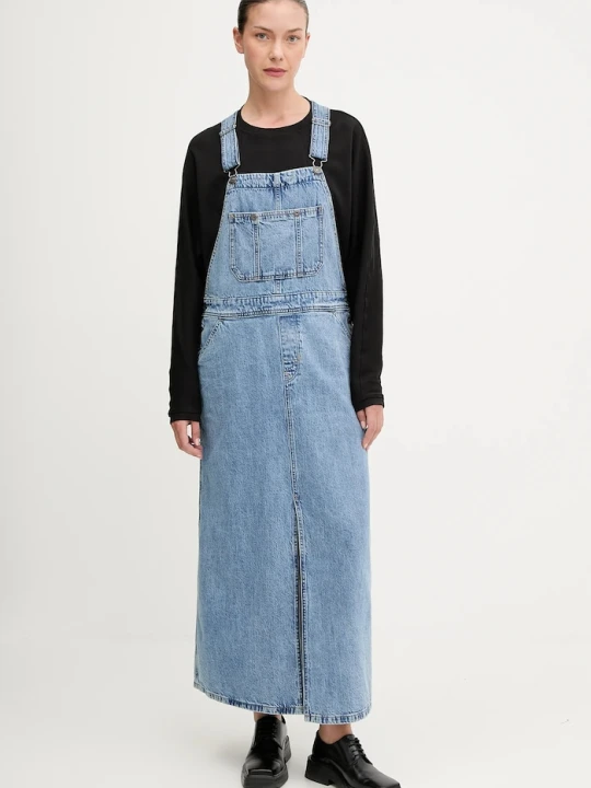 Zdjęcie produktu G-Star sukienka jeansowa Skater Maxi niebieski