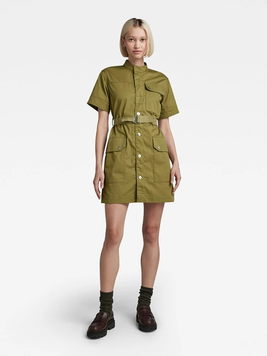 Zdjęcie produktu G-Star Sukienka w kolorze khaki rozmiar: M