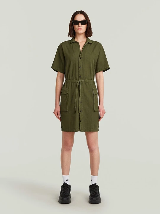 Zdjęcie produktu G-Star Sukienka w kolorze khaki rozmiar: S