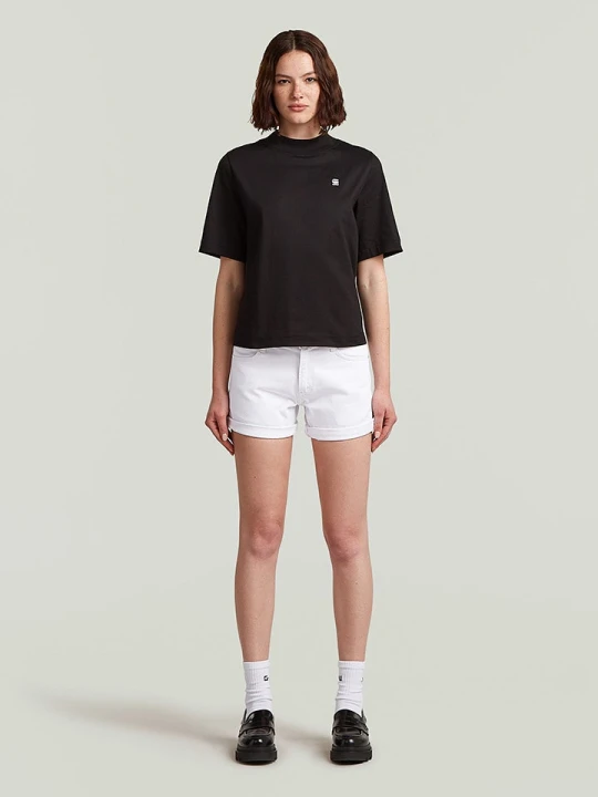 Zdjęcie produktu G-Star Szorty dżinsowe "Judee" - Boyfriend fit - w kolorze białym rozmiar: W28