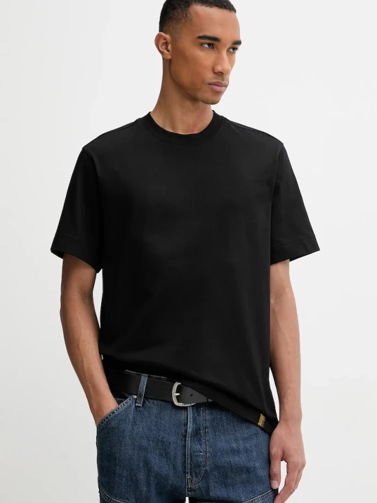 Zdjęcie produktu G-Star t-shirt bawełniany Essential czarny