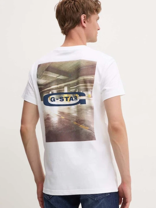 Zdjęcie produktu G-Star t-shirt bawełniany biały