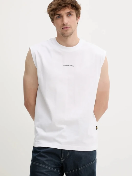 Zdjęcie produktu G-Star t-shirt bawełniany Boxy sl r t biały