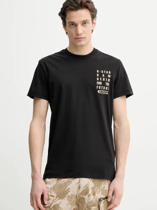Zdjęcie produktu G-Star t-shirt bawełniany czarny