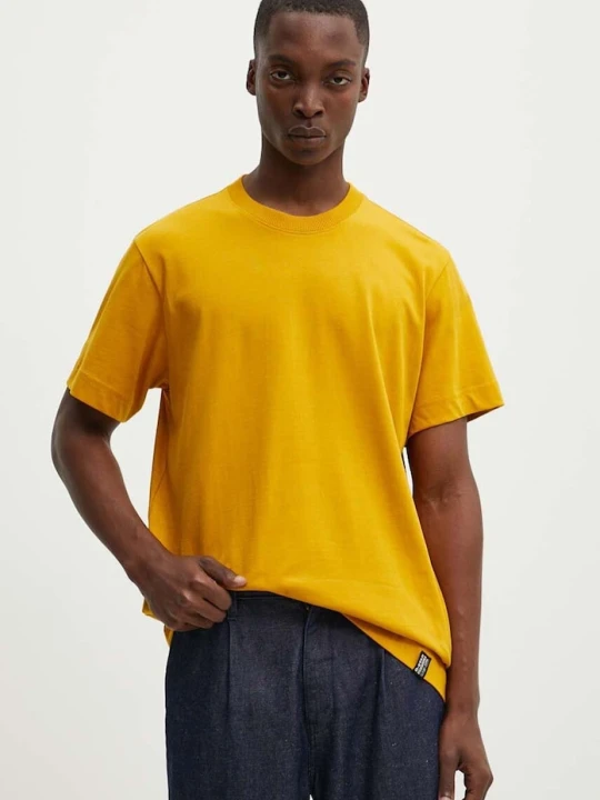 Zdjęcie produktu G-Star t-shirt bawełniany Essential loose żółty