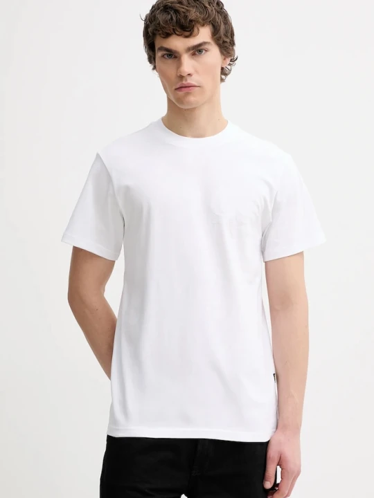 Zdjęcie produktu G-Star t-shirt bawełniany Flock back gr loose biały