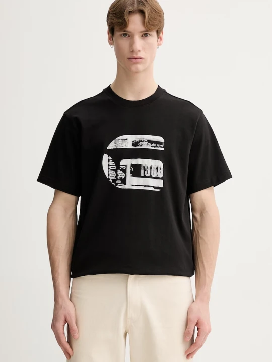 Zdjęcie produktu G-Star t-shirt bawełniany G icon gr czarny