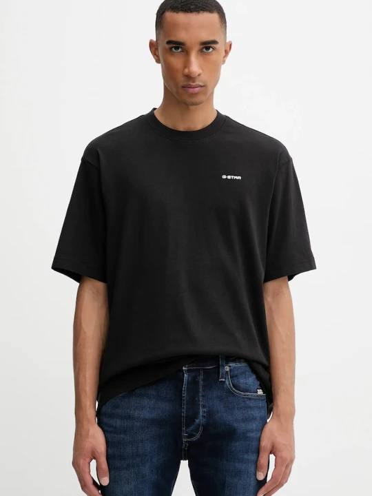 Zdjęcie produktu G-Star t-shirt bawełniany Boxy base czarny