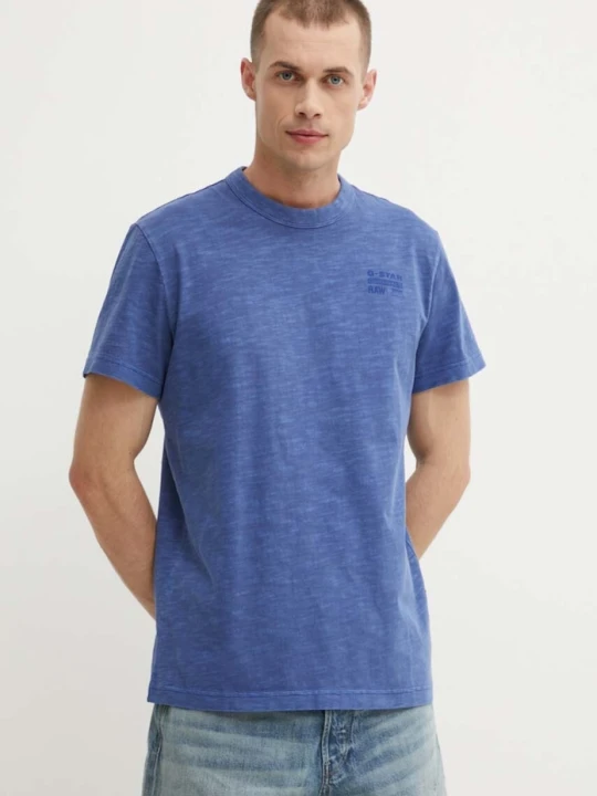 Zdjęcie produktu G-Star t-shirt bawełniany niebieski