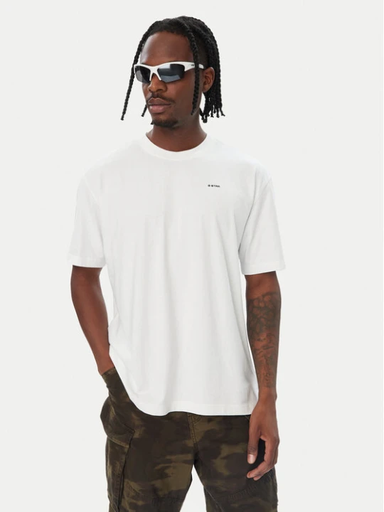 Zdjęcie produktu G-STAR T-Shirt D28588 D593 Biały Relaxed Fit