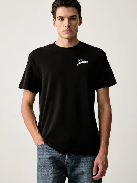 Zdjęcie produktu G-Star T-shirt damski bawełniany Script r t czarny