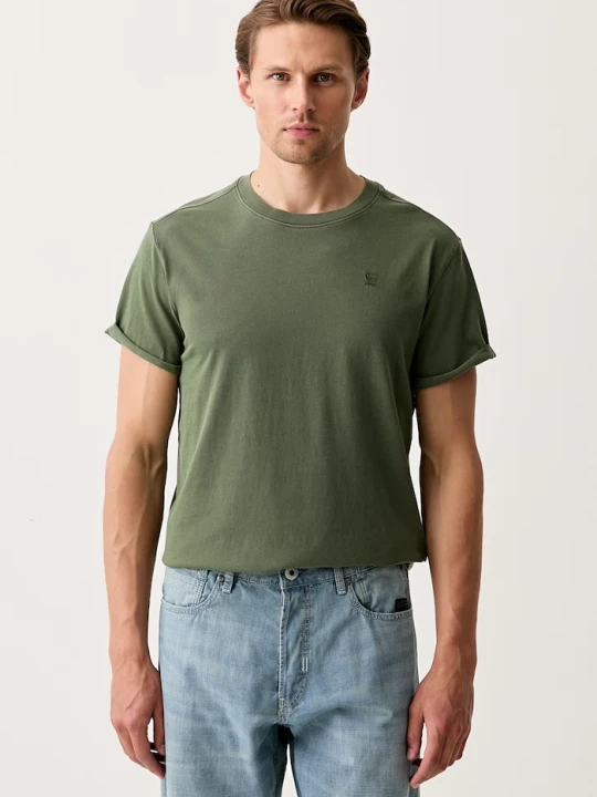 Zdjęcie produktu G-Star T-shirt męski bawełniany Lash zielony