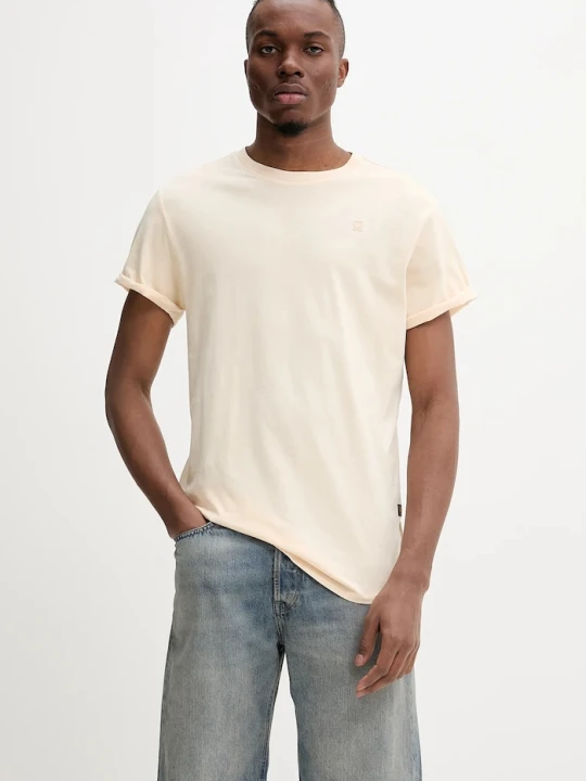 Zdjęcie produktu G-Star t-shirt męski bawełniany Lash pomarańczowy