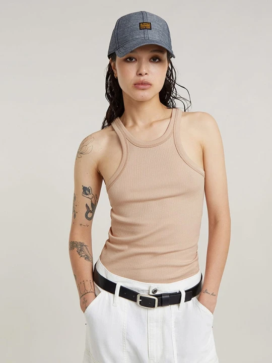 Zdjęcie produktu G-Star Top w kolorze beżowym rozmiar: XL