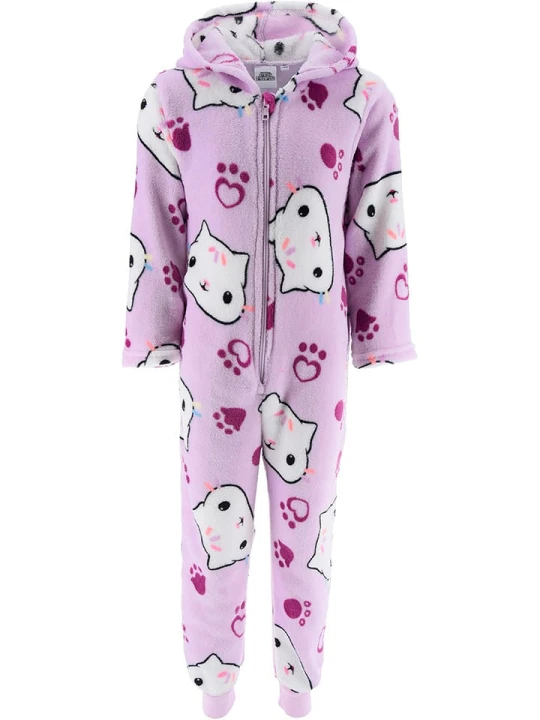 Zdjęcie produktu Gabby's Dollhouse Kombinezon polarowy "Domek Gabi" w kolorze fioletowym rozmiar: 98