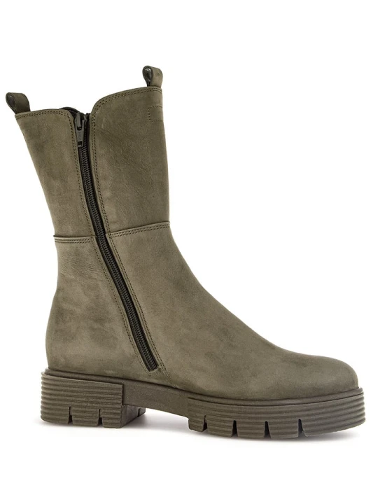 Zdjęcie produktu Gabor Skórzane botki w kolorze khaki rozmiar: 40, 5