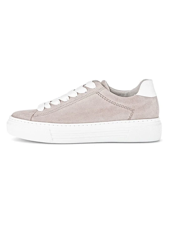Zdjęcie produktu Gabor Skórzane sneakersy w kolorze beżowym rozmiar: 38