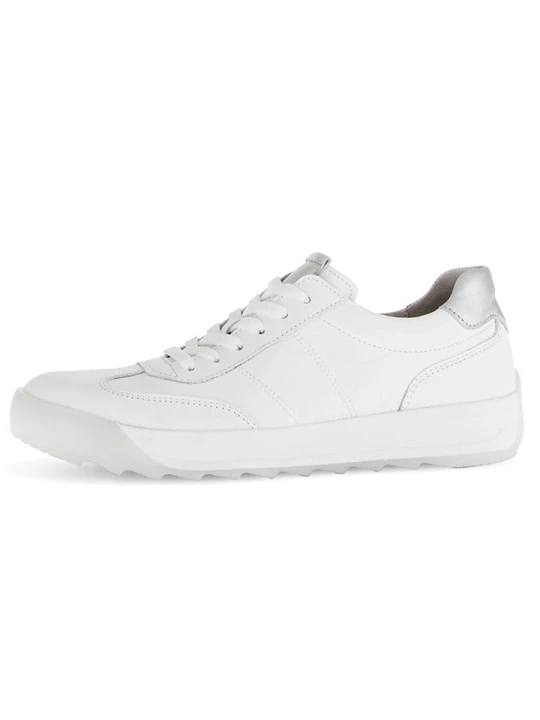 Zdjęcie produktu Gabor Skórzane sneakersy w kolorze białym rozmiar: 37