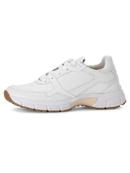 Zdjęcie produktu Gabor Skórzane sneakersy w kolorze białym rozmiar: 40