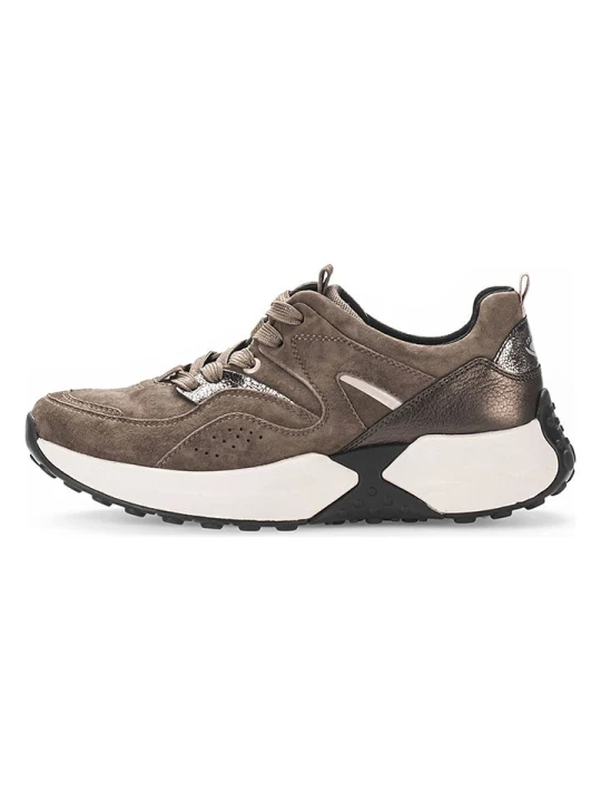 Zdjęcie produktu Gabor Skórzane sneakersy w kolorze brązowym rozmiar: 37, 5
