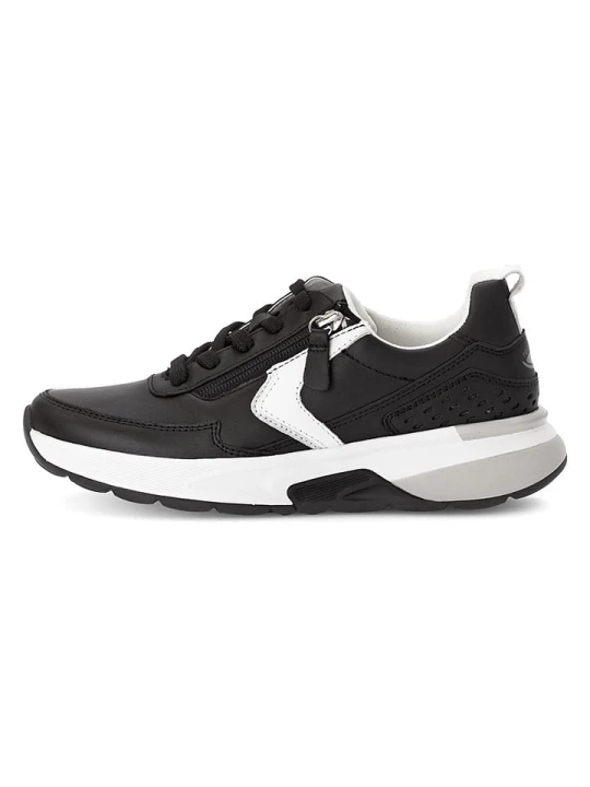 Zdjęcie produktu Gabor Skórzane sneakersy w kolorze czarnym rozmiar: 40