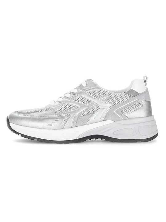 Zdjęcie produktu Gabor Skórzane sneakersy w kolorze srebrnym rozmiar: 40, 5