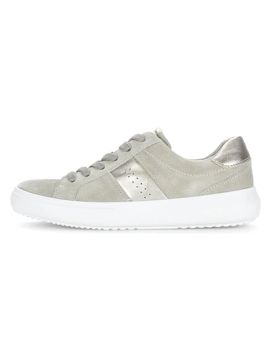 Zdjęcie produktu Gabor Skórzane sneakersy w kolorze złoto-zielonym rozmiar: 39